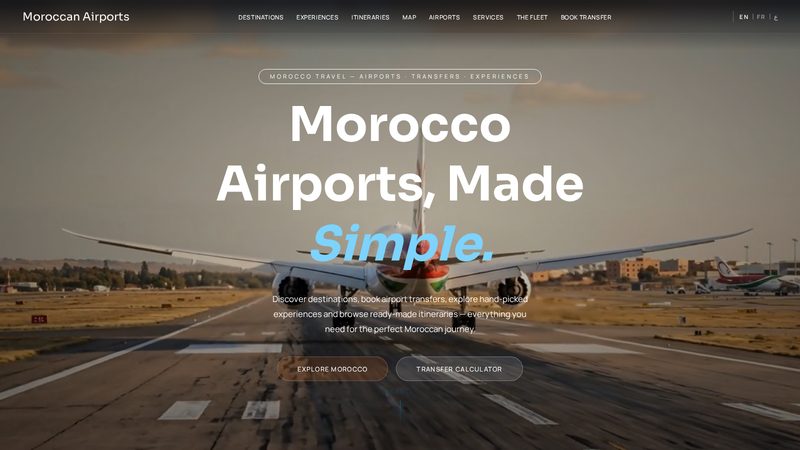 Moroccan Airports travel guide website